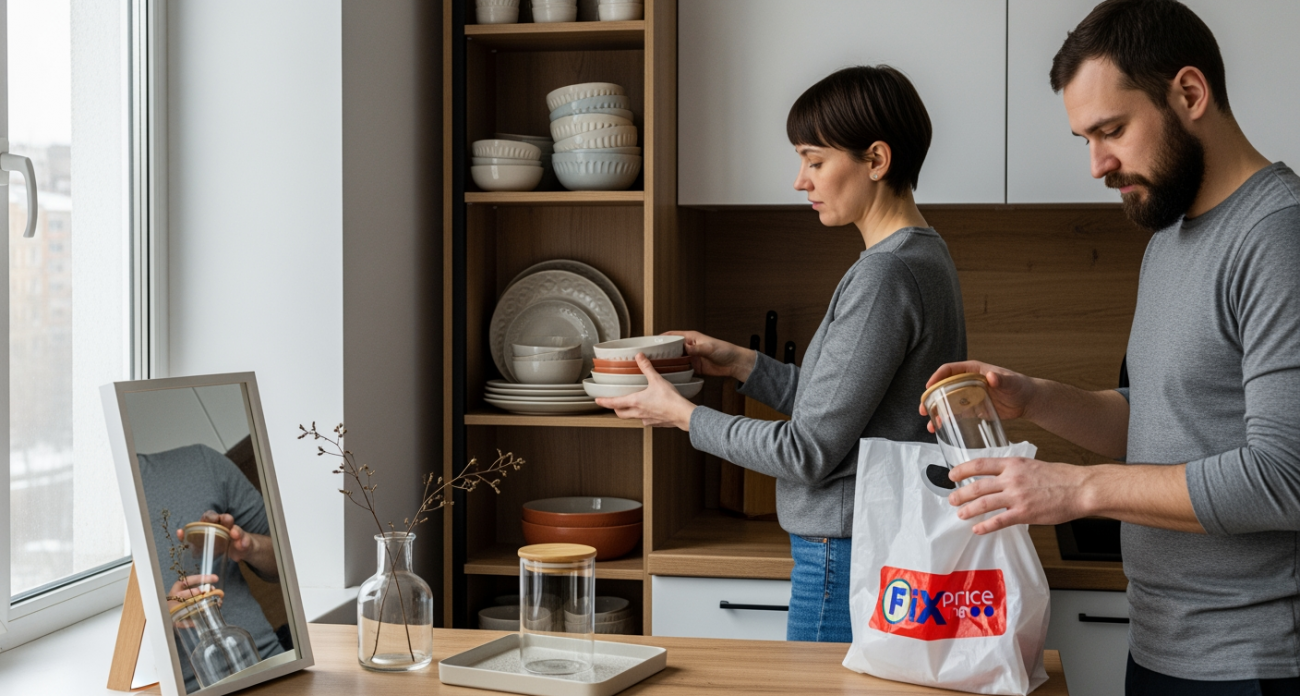 Зашла за мелочевкой в Фикс Прайс, а набрала полную корзину стильных находок для дома всего за копейки