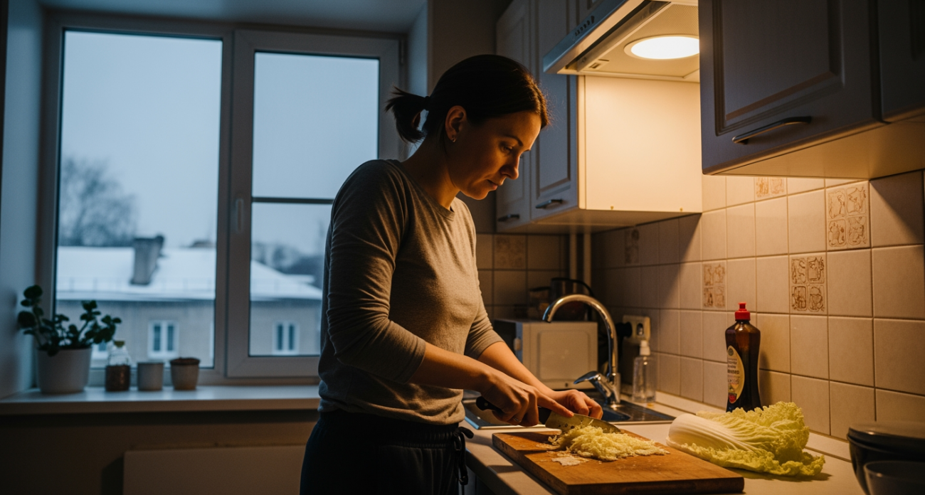 Всего два ингредиента и пять минут времени превращают обычную пекинскую капусту в салат, от которого невозможно оторваться