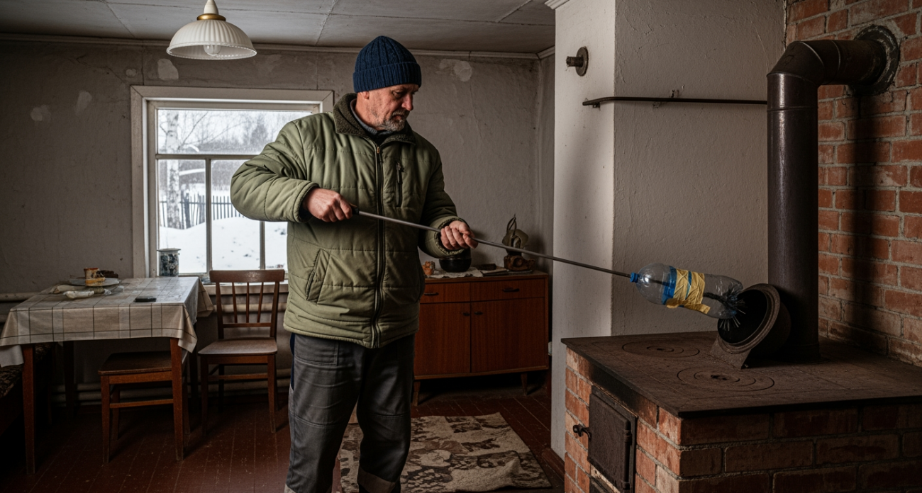 Домашний лайфхак с пластиковой бутылкой превращает грязную печь в сияющую чистотой без единой капли химии