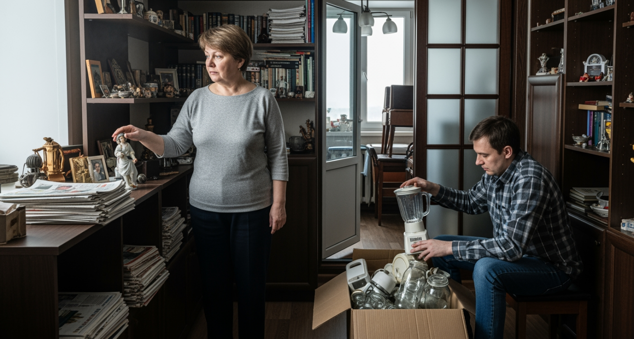 Захламлённая квартира родителей-пенсионеров: как избежать превращения жилья в музей ненужных вещей