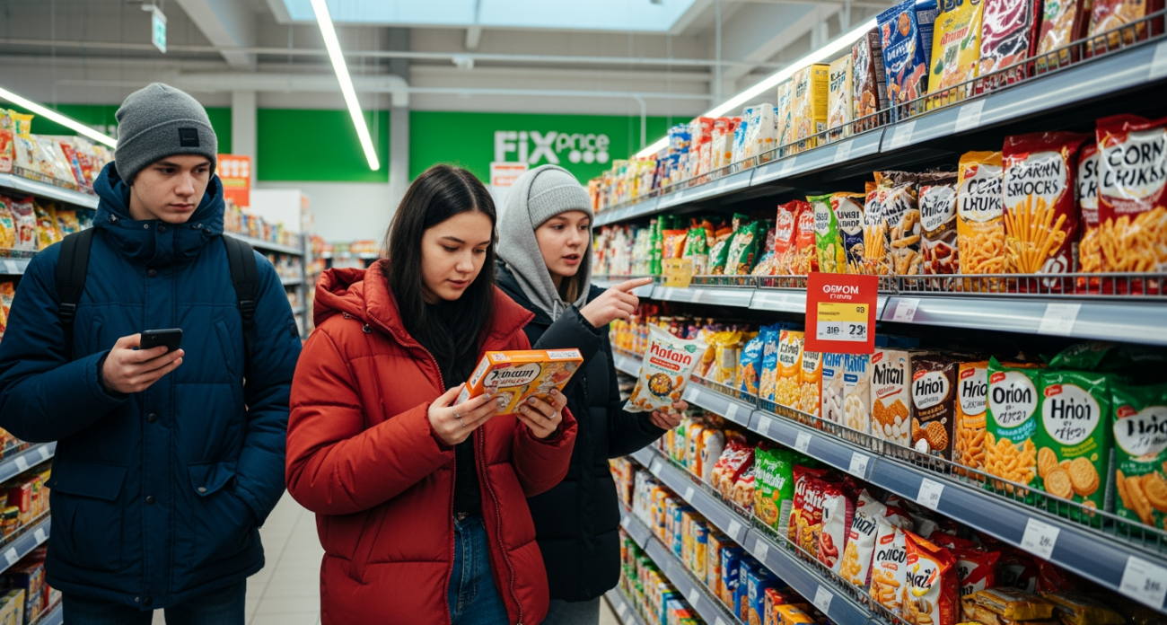 Студенты и школьники атакуют полки FixPrice из-за корейских сладостей по ценам ниже азиатских