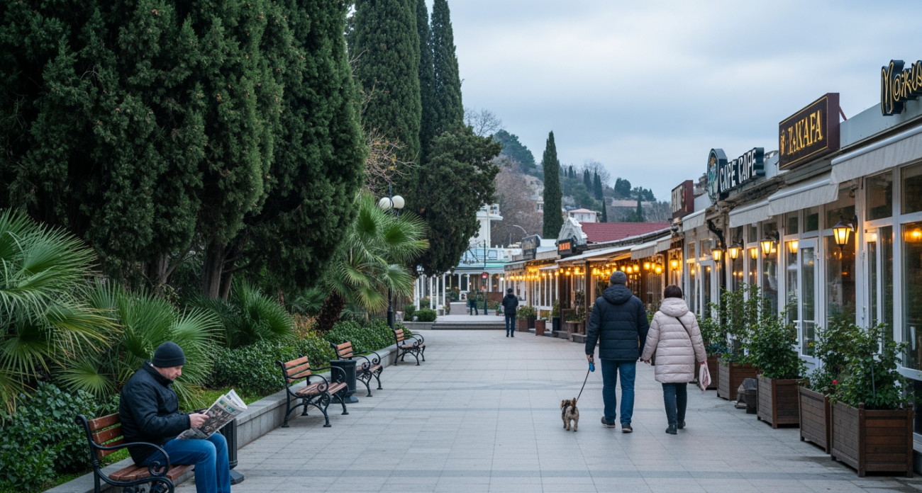 Зимняя жизнь в Крыму без спячки — 3 города полуострова, где тепло и комфортно даже когда все вокруг замерзают