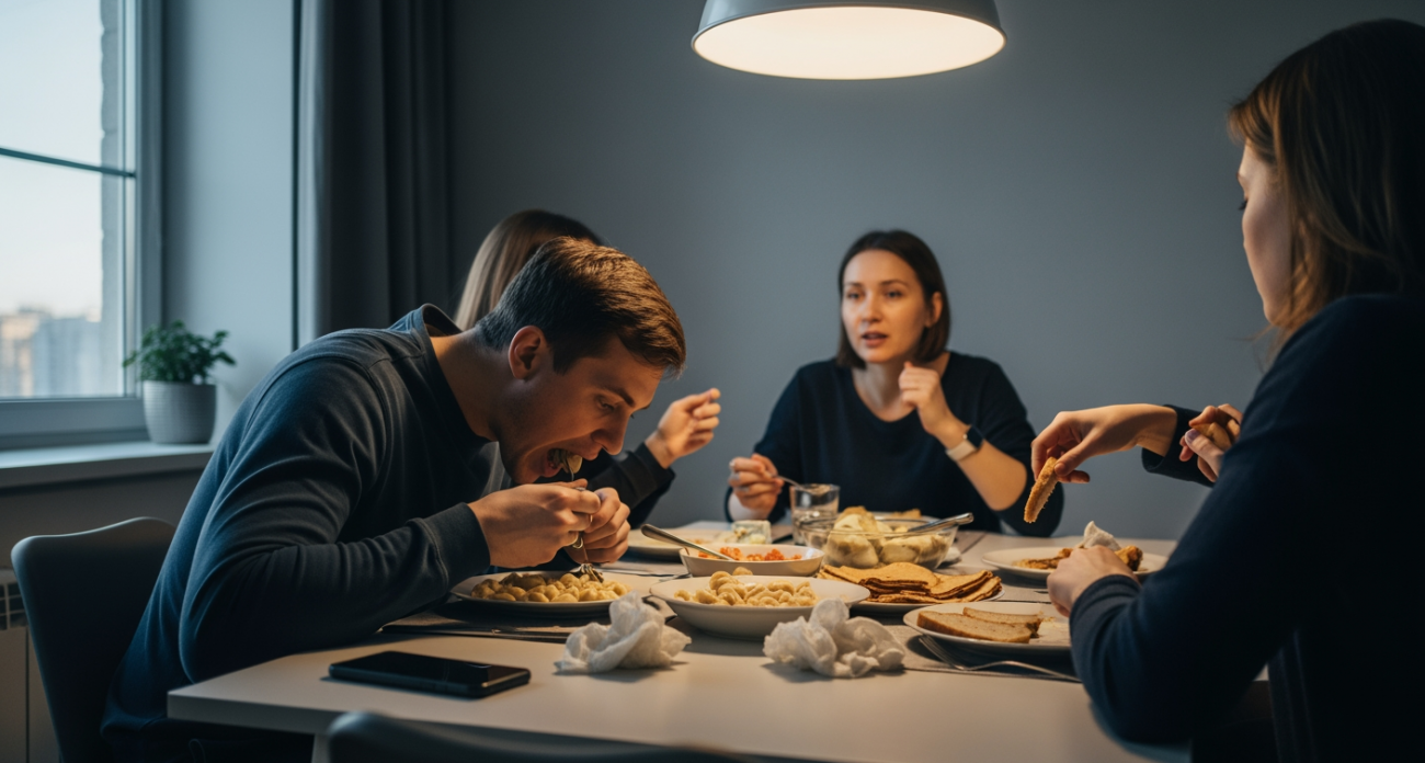 Психологи раскрыли неожиданную связь между манерой поведения за столом и уровнем интеллекта человека