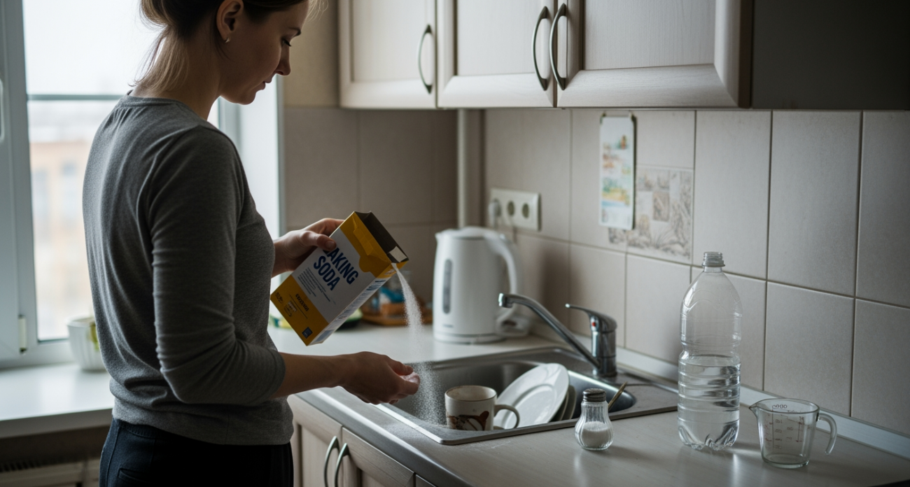 Забудьте про вызов мастера — три домашних средства мгновенно очистят засор в раковине без лишних затрат