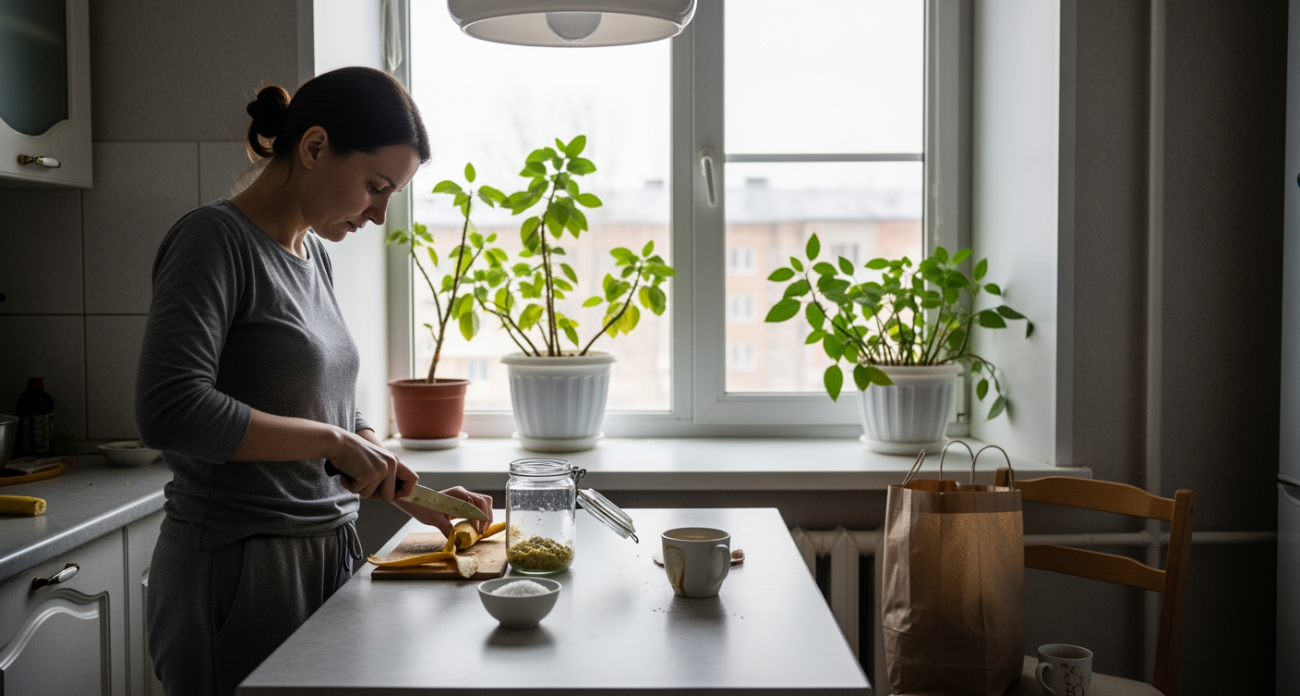 Обычный апельсин натираю на терке и смешиваю с содой — копеечный трюк, который решил мою главную проблему в доме