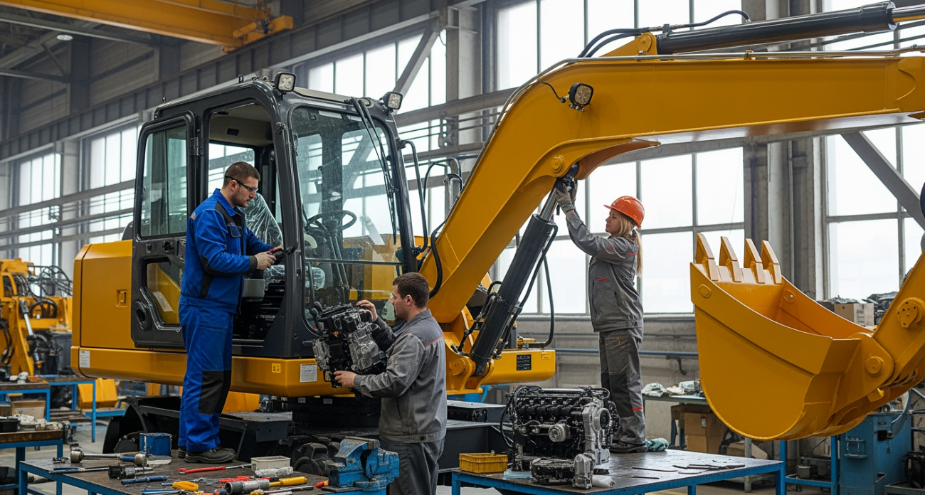 Свой пластик и техника «три в одном»: ивановский «Профессионал» бросает вызов импорту новыми экскаваторами