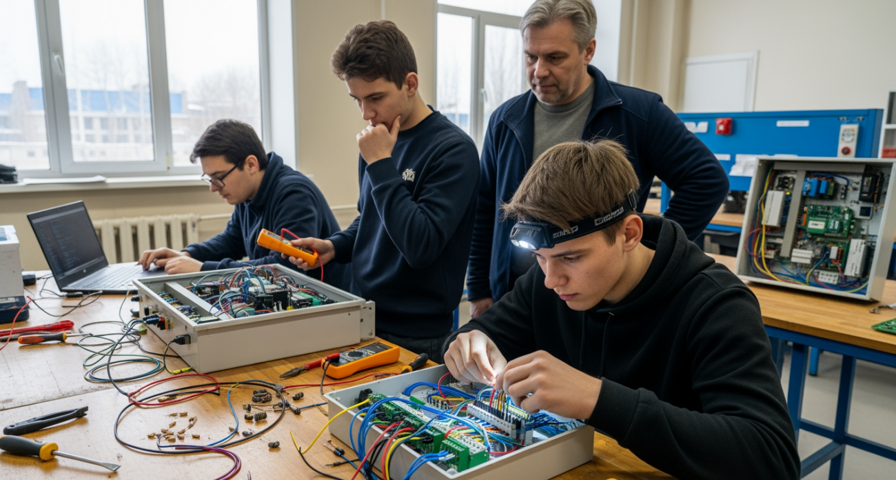 Хаос проводов, шанс на вуз и заветные призовые: как ивановские студенты штурмуют чемпионат «Профессионалы»