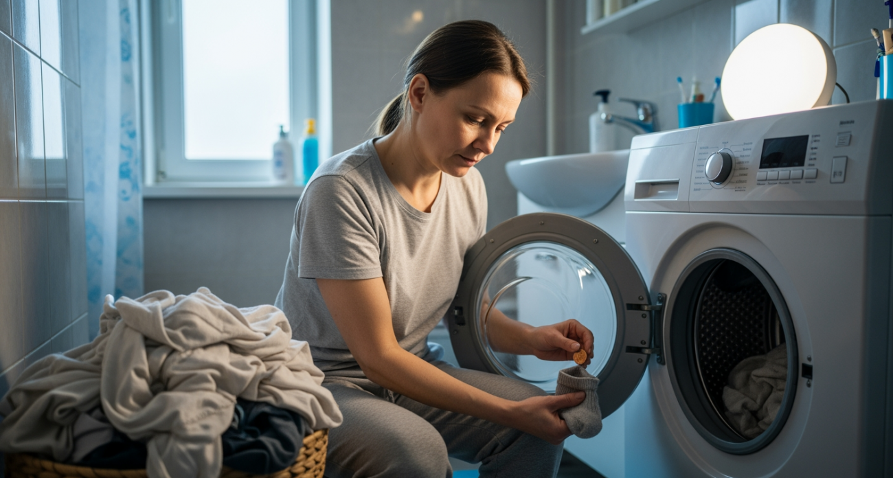 Забытый народный секрет: обычная монетка в барабане стиралки творит чудеса с одеждой и экономит ваш бюджет