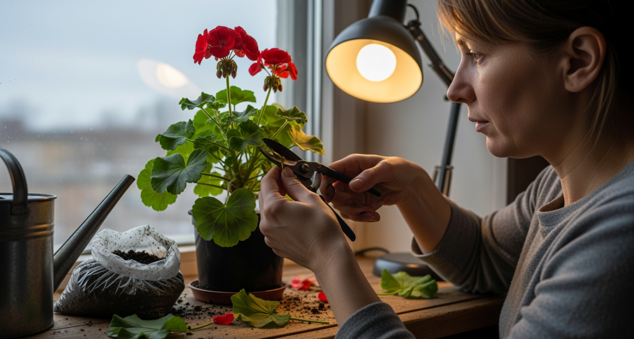 Простая формула стрижки герани превращает унылые стебли в роскошный куст всего за 30 дней