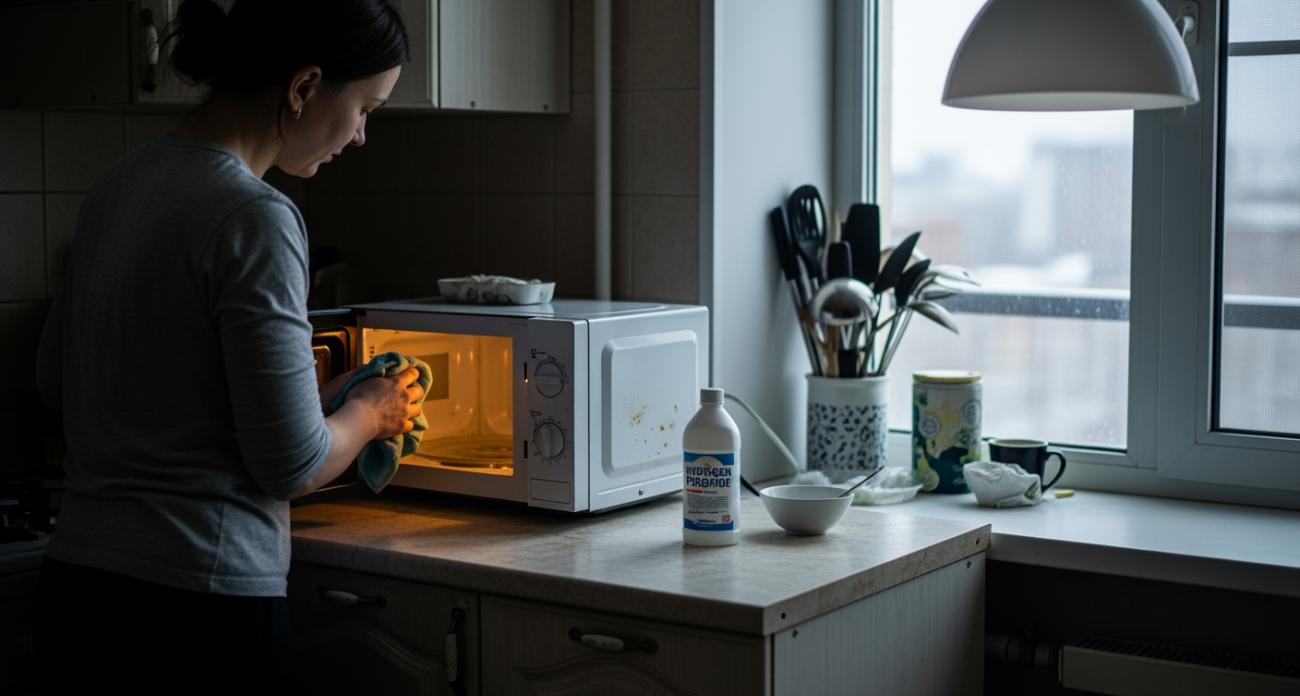 Забытое средство из домашней аптечки вернуло моей микроволновке первозданный блеск за считанные минуты