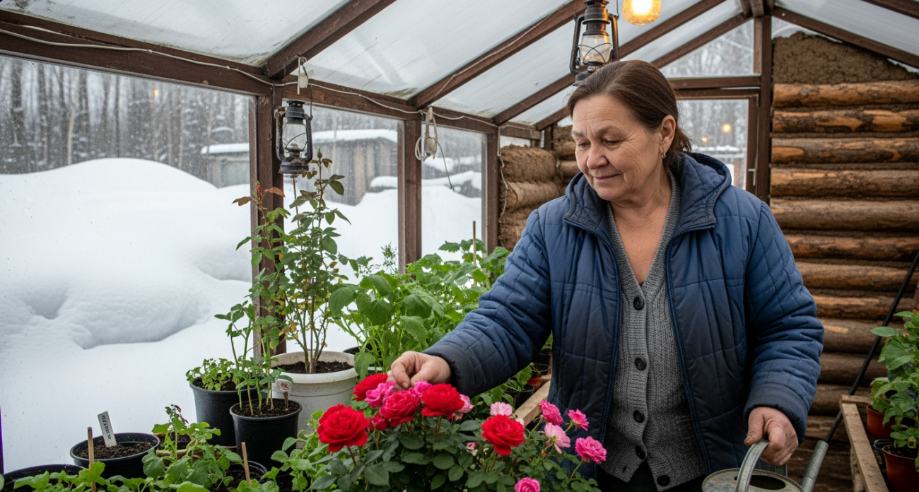 Пенсионерка из Новосибирска скопировала китайский секрет и выращивает помидоры зимой при -40