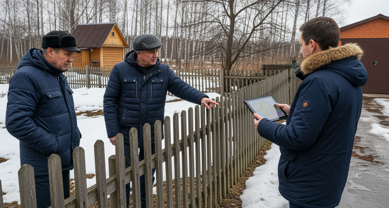 Сосед три года смеялся над высотой моего забора, пока не узнал что его дом стоит на моей земле