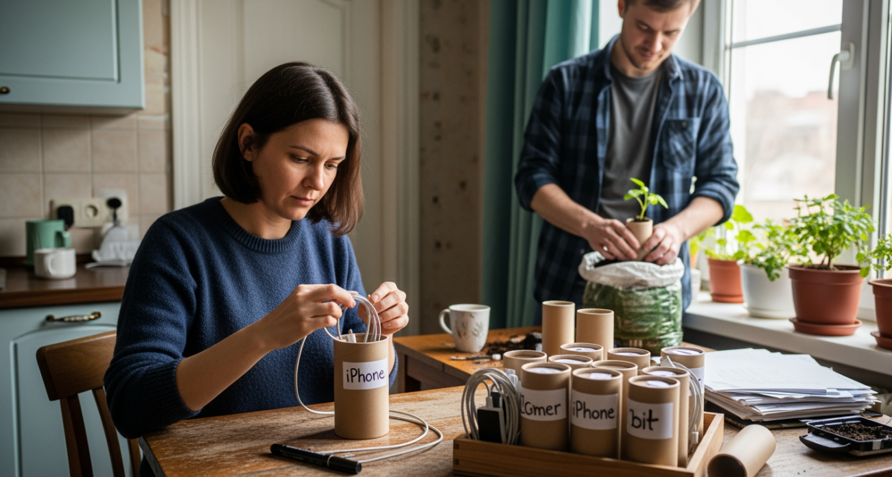 Втулки от туалетной бумаги превращаются в 15 полезных вещей для дома за пару минут