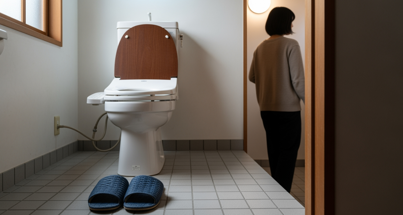 Японская привычка сидеть на унитазе наоборот кажется дикостью, а на деле решает три проблемы сразу