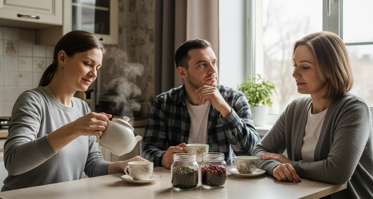 Бабушкин секрет заваривания чая создает ощущение тепла и уюта даже в самый хмурый день