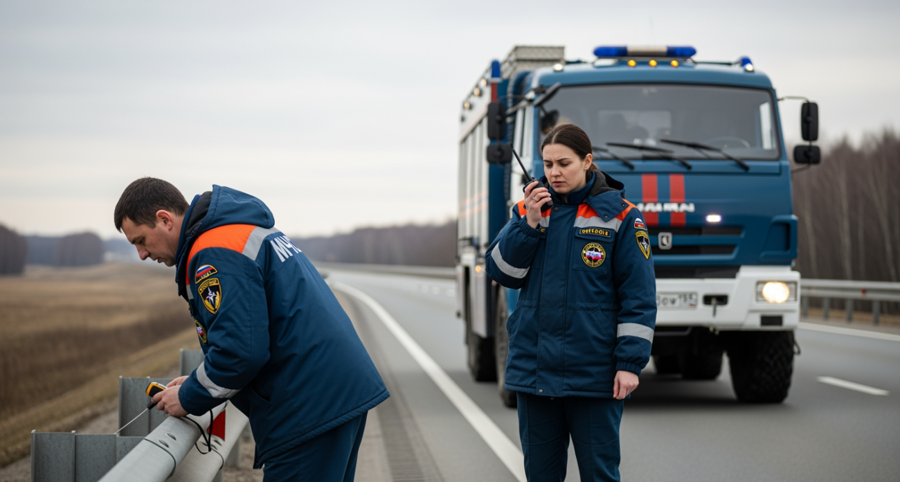 Четыре грузовика столкнулись с легковушками на трассе в Ивановской области