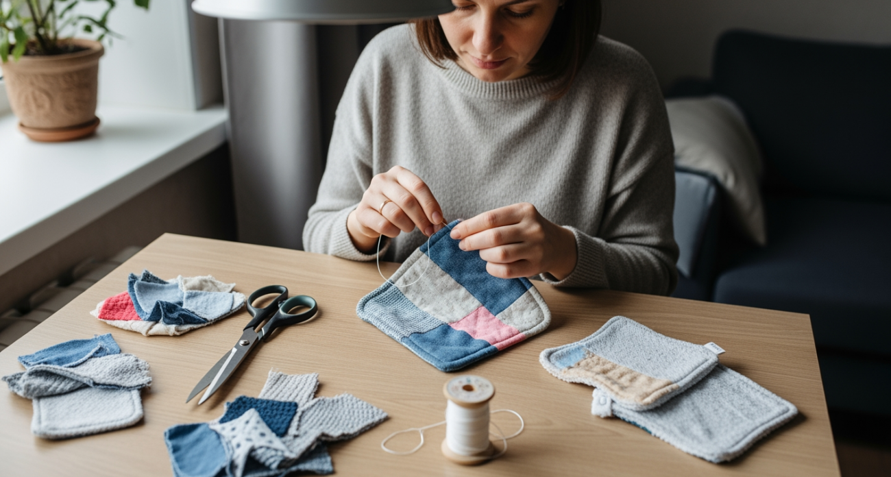 Не выбрасывайте обрезки ткани — покажу как сделать из них нужные вещи за полчаса