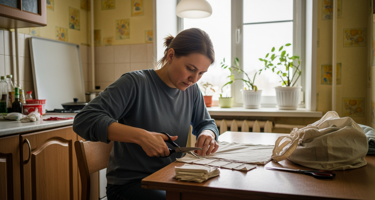 Не выбрасывайте старые простыни и пододеяльники — из них получаются незаменимые помощники по хозяйству