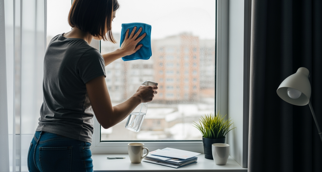 Соседка научила мыть окна одним ингредиентом из кухни — теперь стекла сияют месяцами без усилий