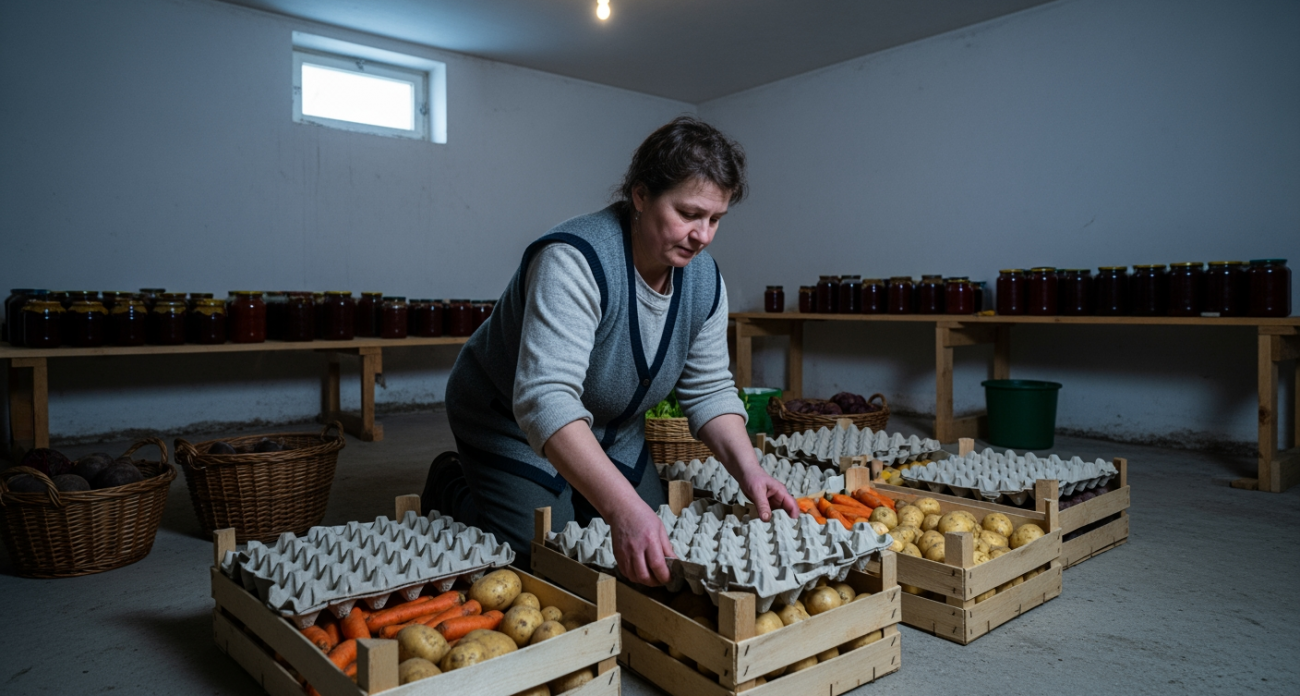 Соседка научила хранить яичные лотки в подвале и теперь мой огород процветает круглый год