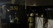 Ночной пожар уничтожил шиномонтажную мастерскую на 5-й Южной улице в Иванове