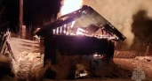 В Вичугском районе Ивановской области сгорела баня