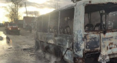 В Ивановской области сгорел пассажирский автобус