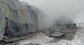 В Ивановской области сгорел ангар со спецтехникой