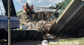 В Брянской области продолжаются работы на месте обрушения моста