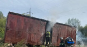 За один день в Ивановской области произошло пять пожаров: от частного дома до заброшенного вагончика