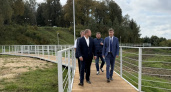 В Шуе набережная Тезы выросла до 255 метров: новый участок с камерами и освещением открыли у спасательной станции