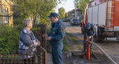 За одну ночь в Ивановской области полностью сгорел жилой дом