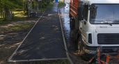 В Иванове остановки отмывают мойками высокого давления и красят дорожные ограждения