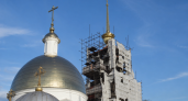 В Кинешме на колокольне собора вновь показались позолоченные крест и шпиль