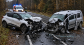 Лобовое столкновение Renault и «Лады» на трассе Кинешма – Юрьевец унесло жизни обоих водителей