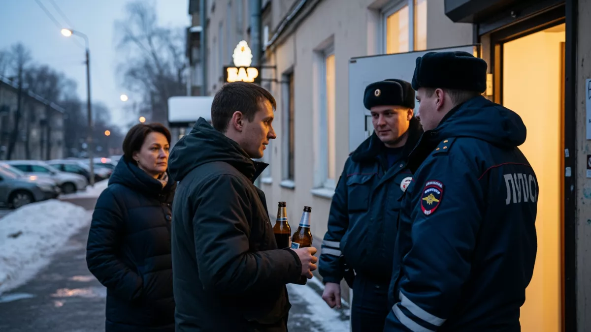 Полиция накрыла «наливайку» с контрольной закупкой после девяти вечера