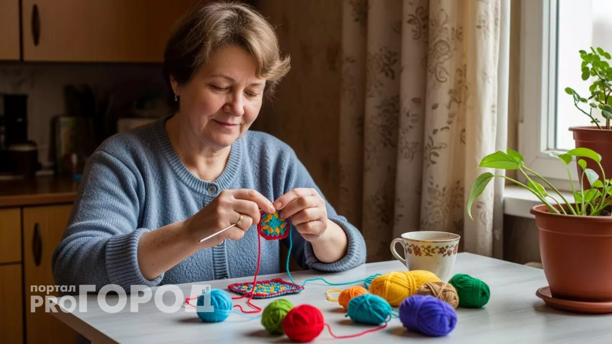 Узнала у соседки простой способ превращать остатки пряжи в домашние мелочи и забыла про траты