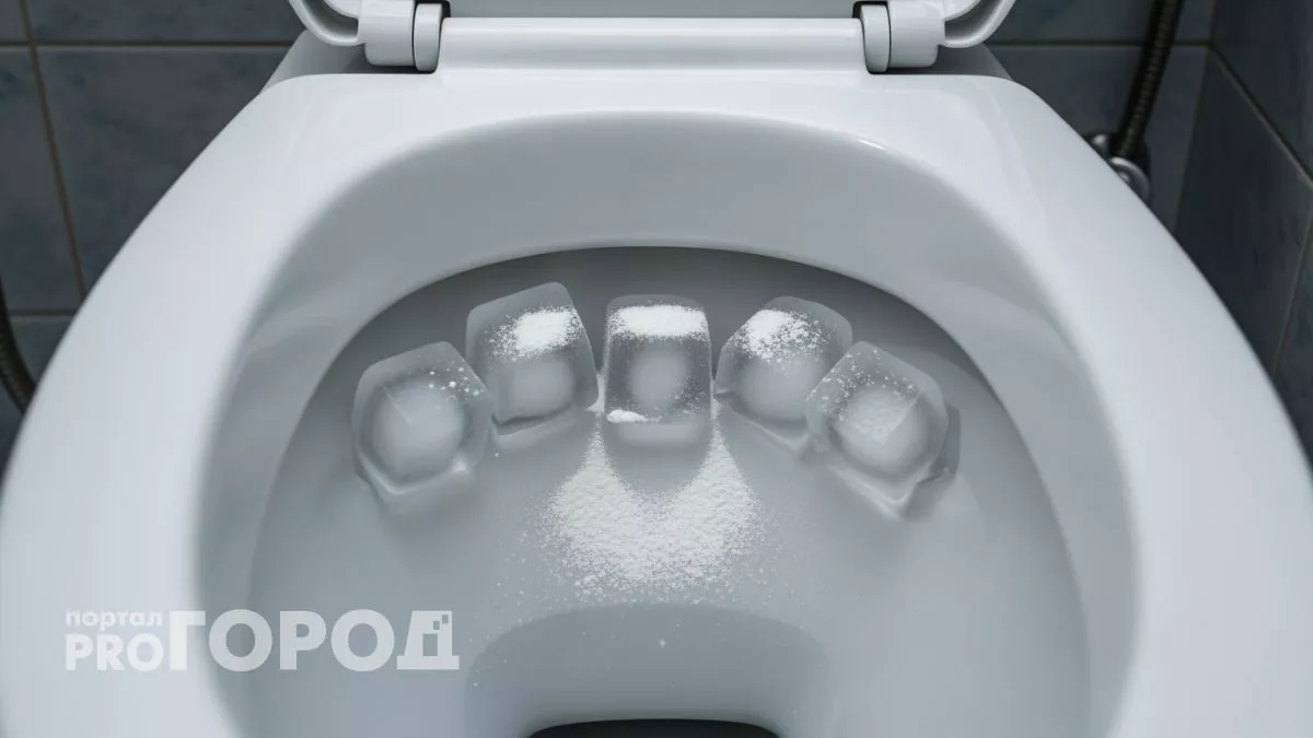 Кидаю кубики льда в унитаз перед сном - наутро сантехника блестит как новая без всякой химии