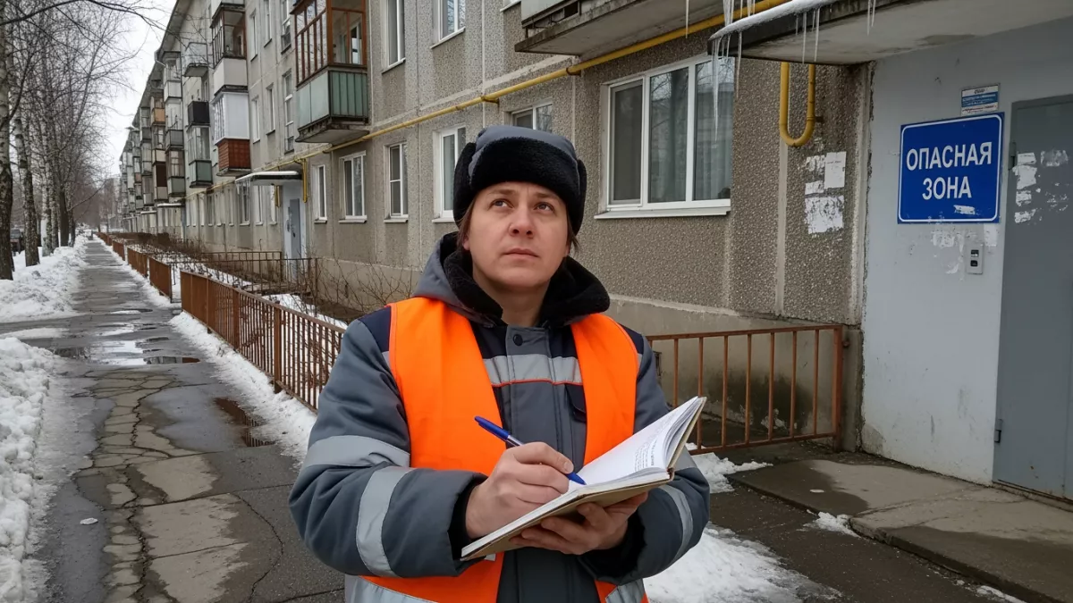 11 предостережений за месяц: в Кинешме борются с «ледяными бомбами»