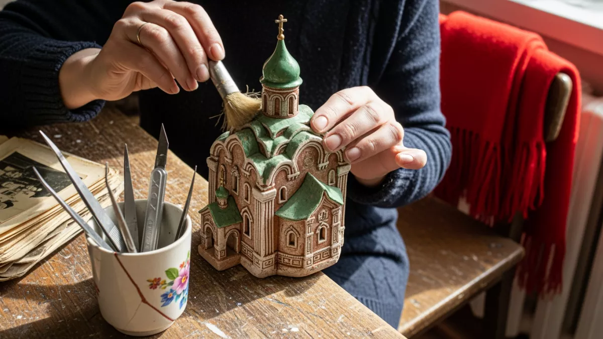 Храм XVII века превратили в склад, а теперь воскресили в глине