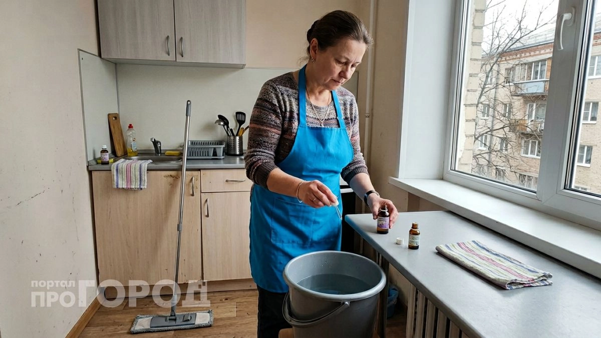 Капля эфирного масла в ведро — и запах чистоты держится в квартире всю неделю