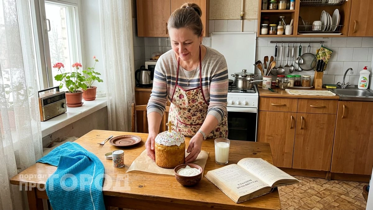 Пеку кулич по одному приёму — остаётся мягким пять дней и не крошится