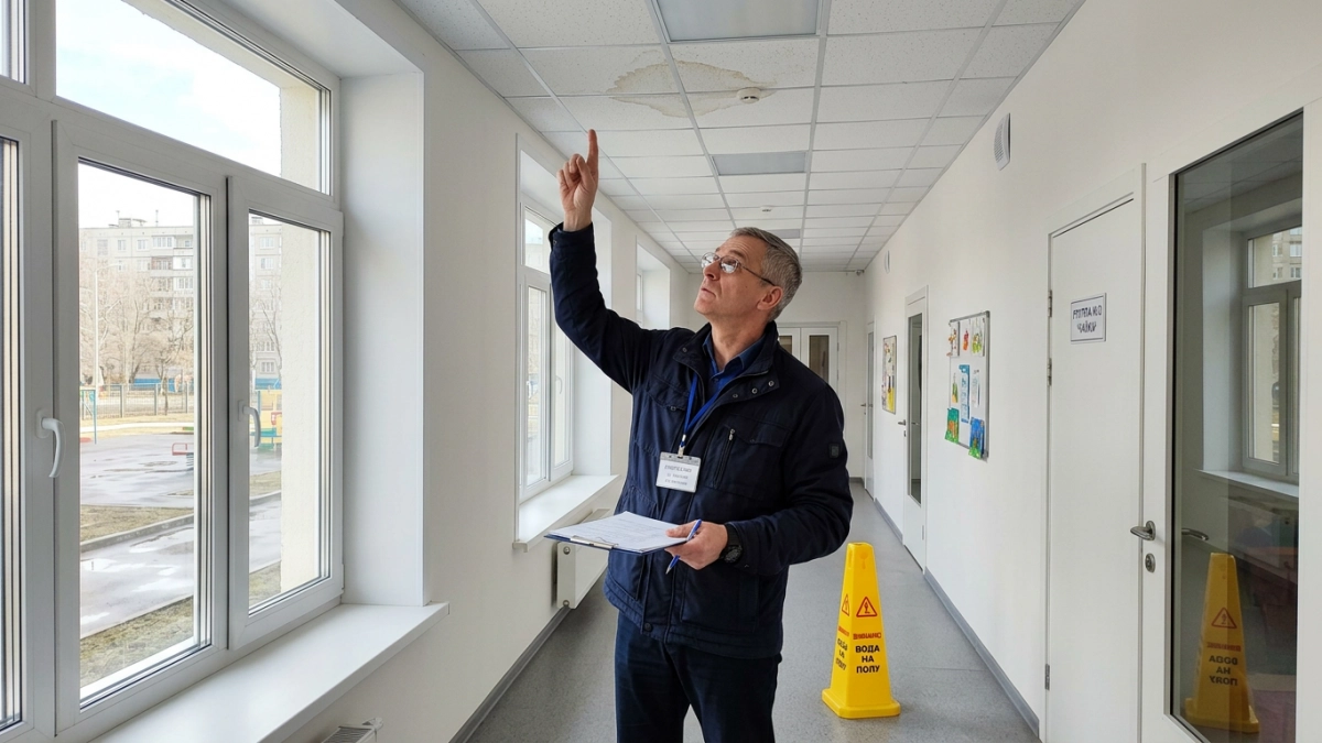 Прорыв трубы затопил все три этажа детсада в Юрьевце: дети переведены