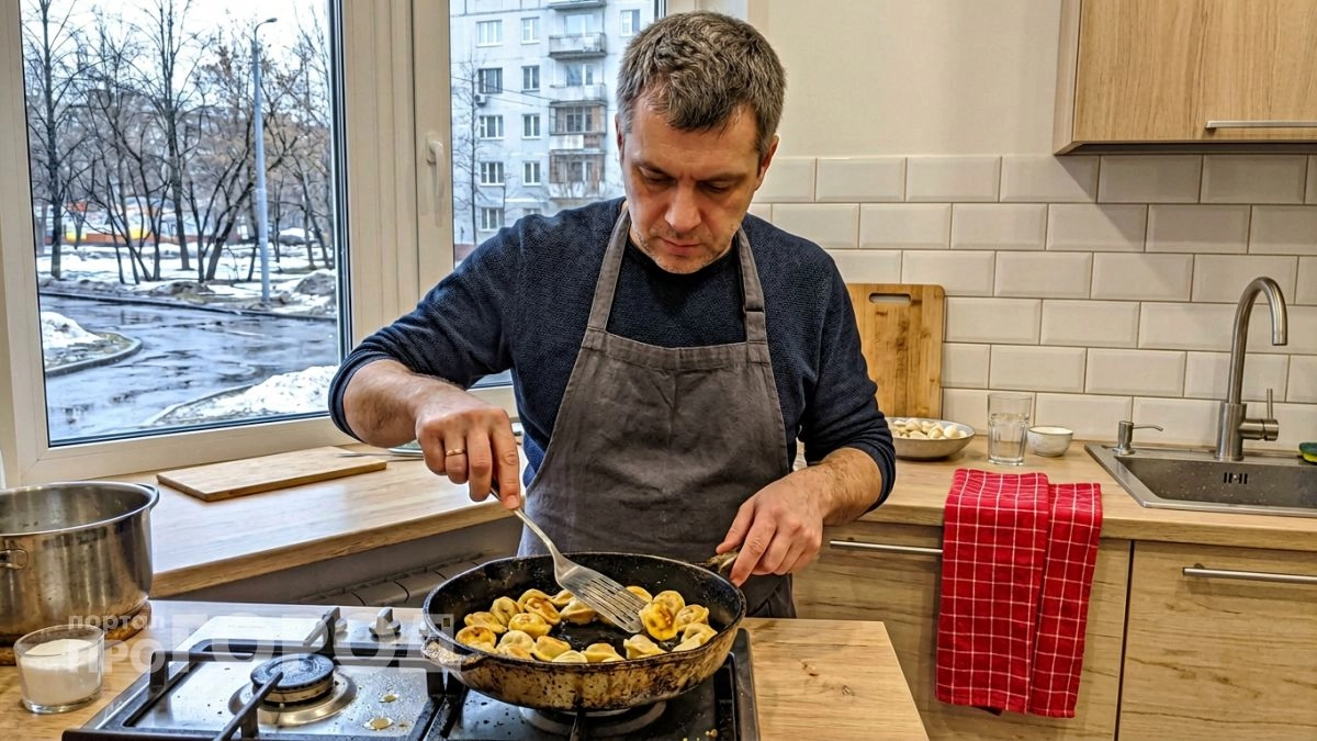 Перестала портить пельмени варкой после совета продавца и теперь делаю их прямо на сковороде в густом соусе