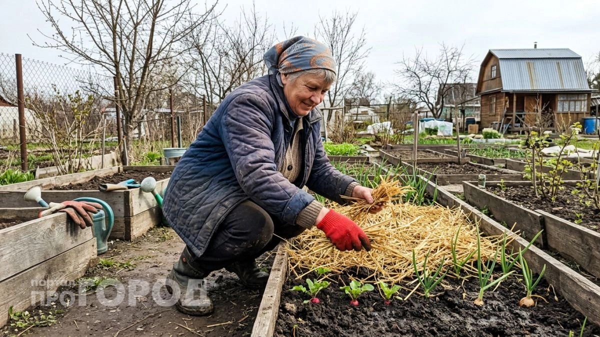Перестал перекапывать огород и засыпал грядки одним простым материалом — земля стала мягкой и жирной за сезон