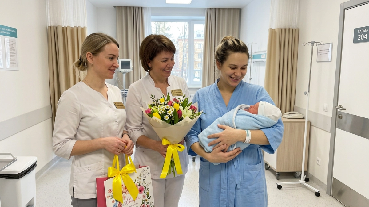 Роддом Иванова поздравил жену бойца СВО с рождением четвёртого ребёнка