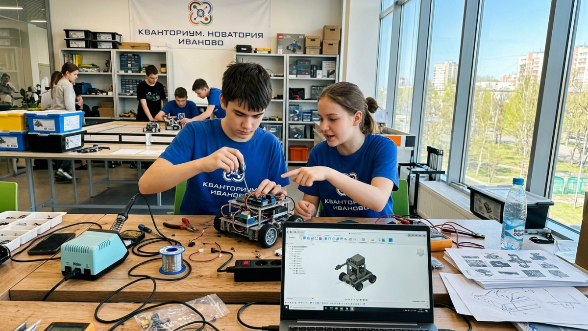 В Иванове технопарк «Кванториум» открыл межрегиональный фестиваль инженерных команд