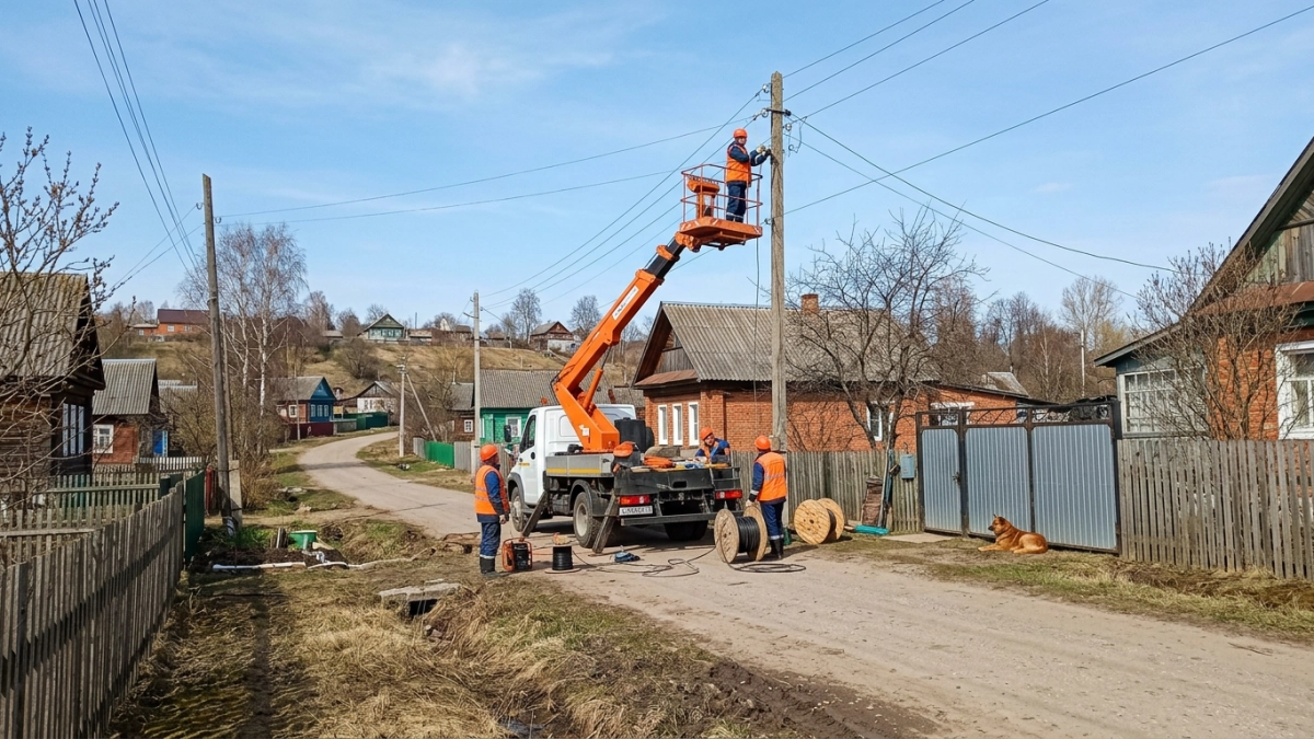 Село Моста в Южском районе осталось без света и связи на семь часов