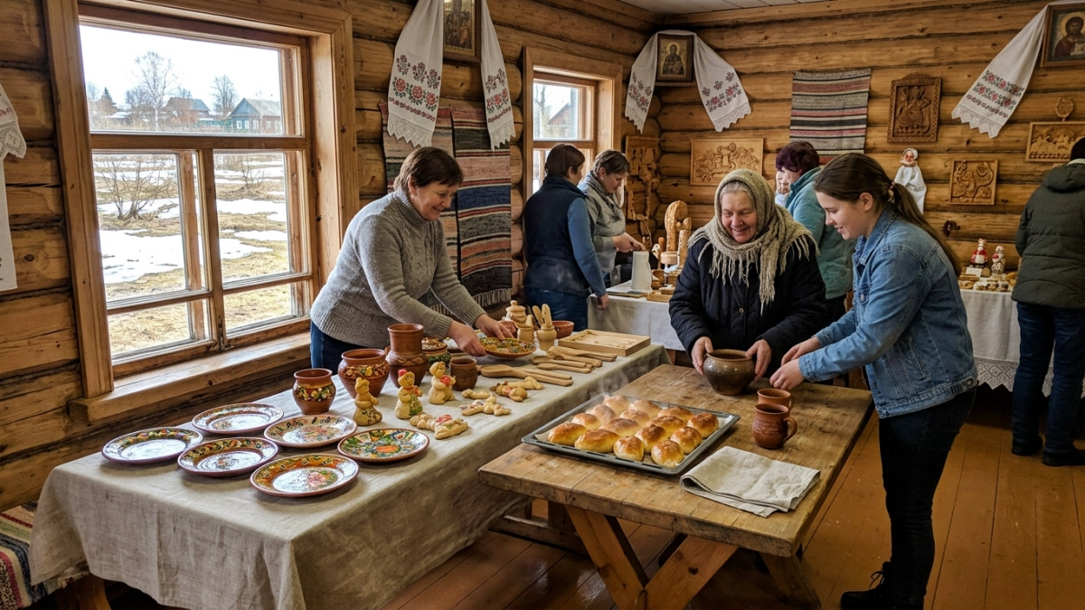 В Кинешемском районе открылась выставка керамики с мастер-классами и угощением из русской печи