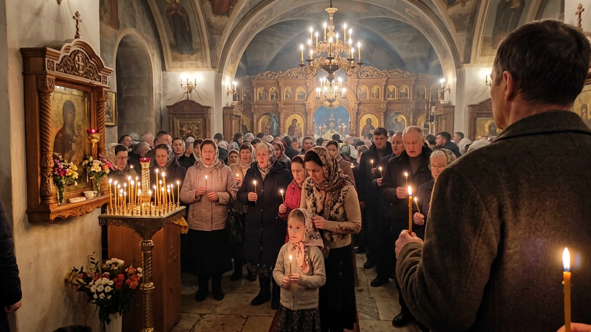 Губернатор Воскресенский поздравил верующих с Пасхой на богослужениях в области